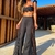 Conjunto Top e Calça com Renda