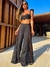 Conjunto Top e Calça com Renda