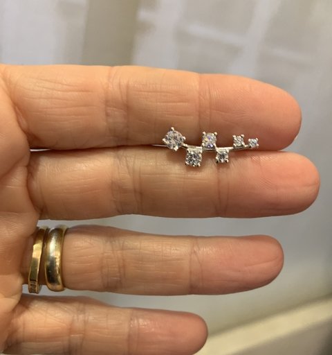 Trepadores Plata 925 y Zirconias COD. T0007