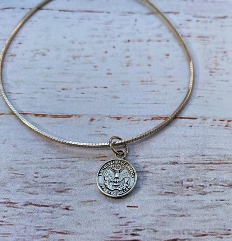 Dije: para pulsera - plata 925