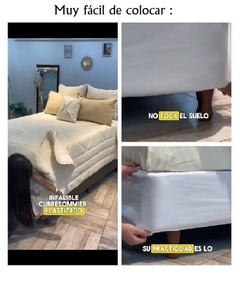 Cubresomier elastizado 1 1/2 para somier de 90x190 cm (9055-90el) (A9039-90) - comprar online