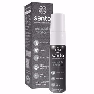 SENSIBLE PRATA+ (Gel Anestésico Unissex Vegano c/ Prata Ativa - 15g) - Santo 7607