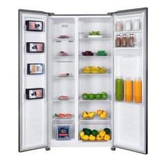 Heladera Kohinoor Side by Side No Frost Inverter 469 L Acero Inox - KHSA47NI/9 en internet