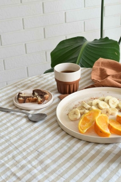 Plato Ceramica chico Artesanal Natural - comprar online