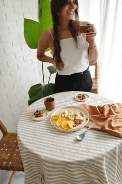 Plato Ceramica chico Artesanal Natural - comprar online