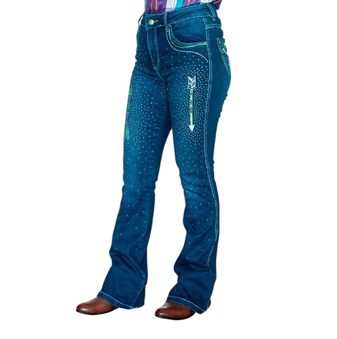 Calça Alabama Benitta Verde Limão - comprar online