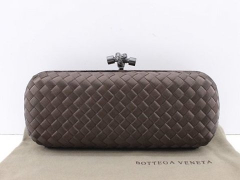 Bolsa para Festa Bottega Veneta Clutch Coffee