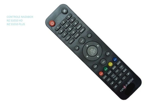 Controle Remoto Receptor Nazabox S1010Hd S1010 Plus Fbg-7021