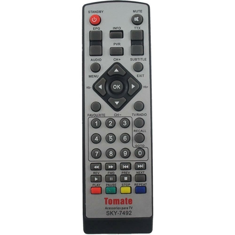 Controle Remoto Conversor Digital Tomate Mcd 888 Le-7492