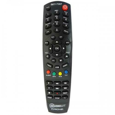 Controle Remoto para Receptor Alphasat
