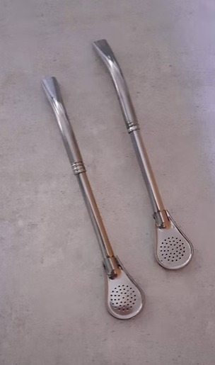 Bombilla Aluminio pico loro - comprar online