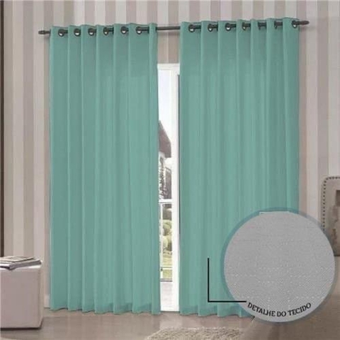 Cortina Esmeralda Azul 2.60 x 2.20 m