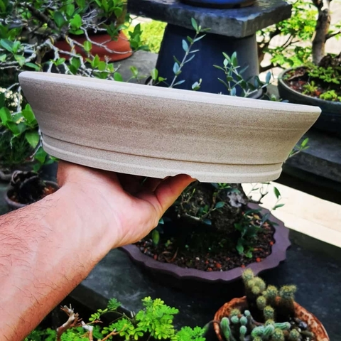 Vaso cerâmico FujiPot alta queima sem esmalte A6x25Cm