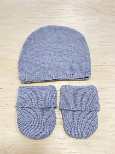 Kit maternidade Cinza