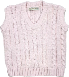 Colete Tranças Rosa