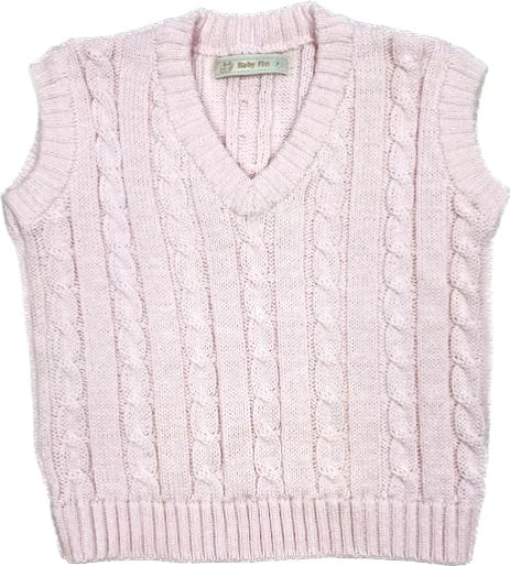 Colete Tranças Rosa