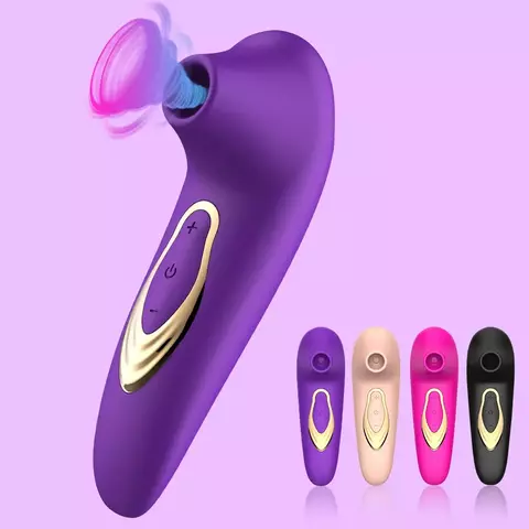 VIBRADOR SUGADOR CLITORIS ROSA 5 VIBRAÇOES