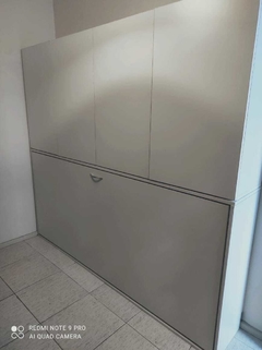 CAMA REBATIBLE 1 PLAZA CON PLACARD