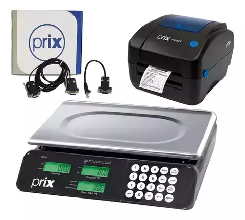 COMBO BALANÇA TOLEDO FIT 32KG BATERIA + IMPRESSORA IT400M -COD FIT400M