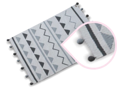 Imagem do Tapete Quarto Infantil Cinza