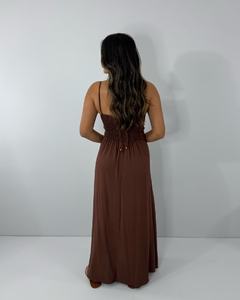 Vestido Babi - Marrom na internet