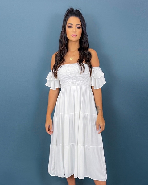 Vestido Ana Paula - Offwhite