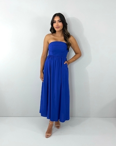 Vestido Perla - Azul Royal - comprar online