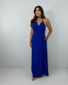 Vestido Victória - Azul Royal - Closet RC Atacado