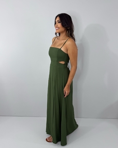 Vestido Babi - Verde Militar na internet