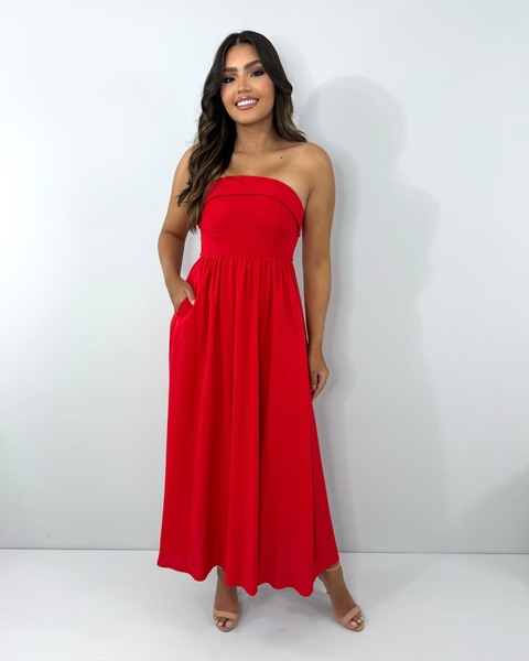 Vestido Perla - Vermelho