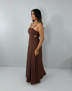 Vestido Babi - Marrom - comprar online
