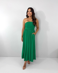 Vestido Perla - Verde Bandeira na internet