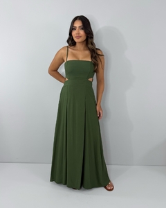 Vestido Babi - Verde Militar - comprar online