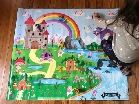 LONA DIDÁCTICA BOSQUE ENCANTADO - Personalizada