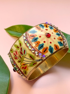 Pulsera de flores y strass MICK - comprar online