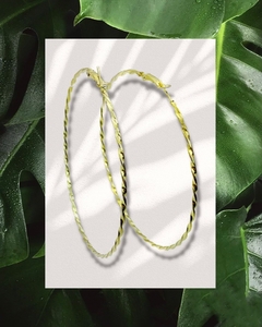Argollas doradas XL OZZY - comprar online