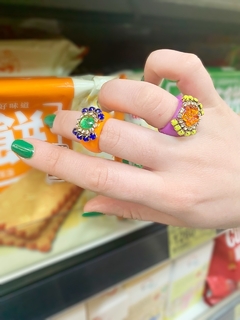 Anillo de colores y strass GINA - Gabriella Capucci