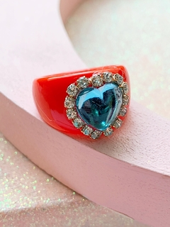 Anillo de colores y strass GINA - comprar online