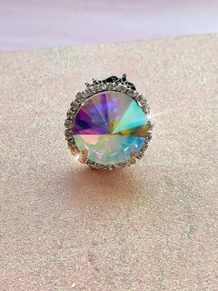 Anillo piedra tornasol rosa WHITNEY en internet