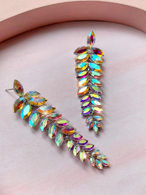 Aros largos de cristales EMILY