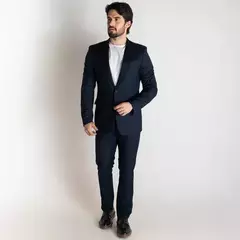 Costume Calvin Klein Essentials Slim Fit Azul Marinho - comprar online