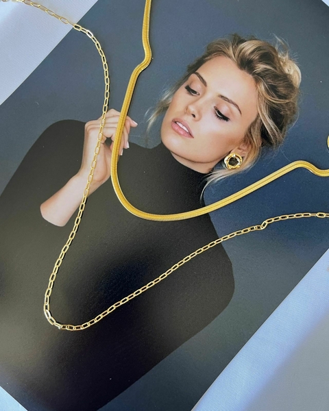 Gargantilha Banhada a Ouro