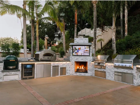 Hornos Alfa en cocinas de exterior