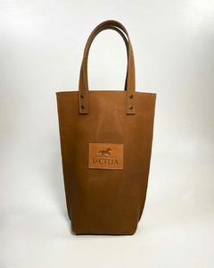 Bolso para 2 vinos con logo de empresa grabado