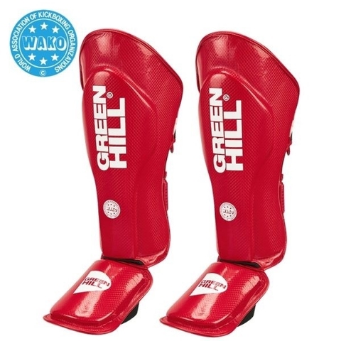 Protetor de Canela Caneleira Green Hill Full Contact WAKO