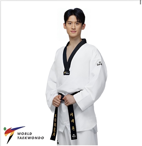 Dobok Daedo Ultra Competition Gola Preta Aprovado