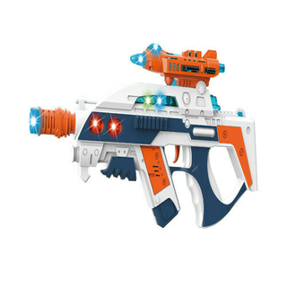 Pistola Juguete Fusil Luz Sonido Vibracion Explorer Fan 8134