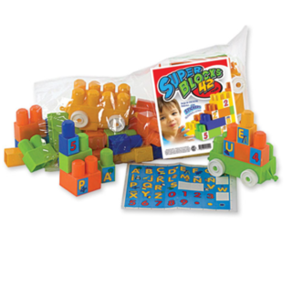 Bloques Super Blocks Didacticos Encastre X 42 Duravit Bolsa