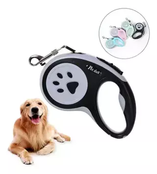 Correa Retráctil Para Perros Y Mascotas Automática 3 Metros