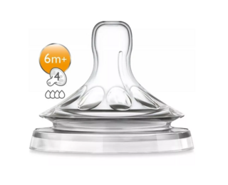 Set Tetinas Avent Natural X2 Unidades Flujo Rapido +6 Meses
